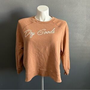 Dry Goods Brown Graphic Crewneck Sweatshirt